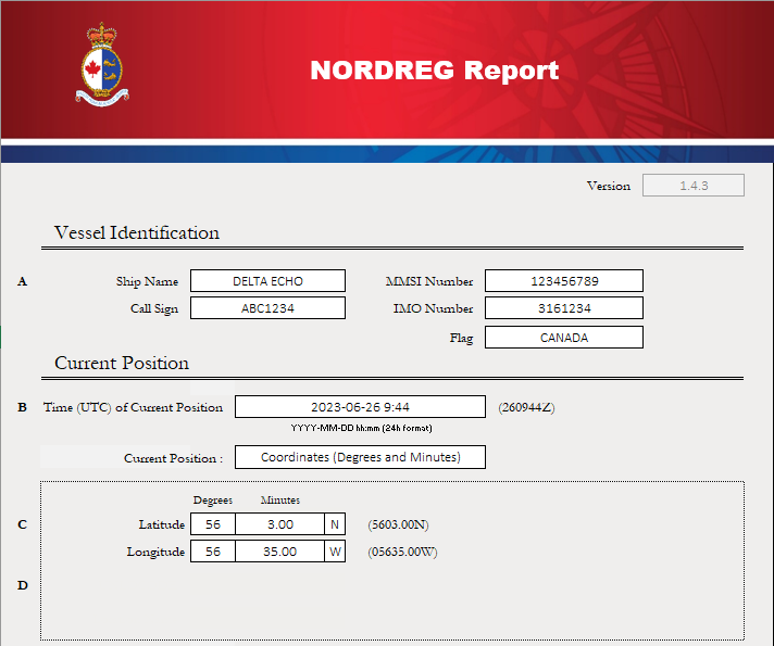 Vessel Information